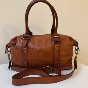 Cole Haan Classic Brown Leather Crossbody Bag